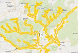 The Upper Teme flood alert area. Picture: Environment Agency