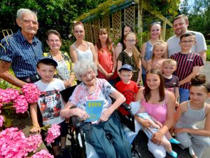 Supporting image for story: Four monarchs, 21 prime ministers and 108 happy birthdays for Telford's Gladys