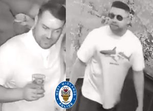Police want to speak to these two men after an assault at a bar in Birmingham city centre