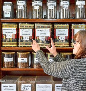 A wide range of loose leaf teas