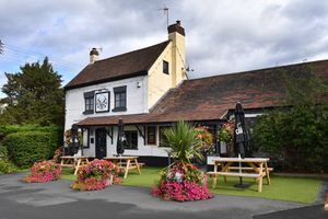 The Royal Oak is a picturesque pub on the A442