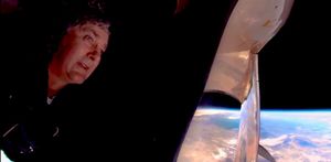 Trevor Beattie on board Virgin Galactic