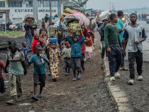 Supporting image for story: Demonstrators attack foreign embassies in Congo’s capital
