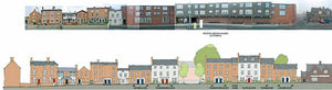 An artist's impression of the £4 million redevelopment of sheltered housing in Abbey Foregate, Shrewsbury. Click to enlarge.