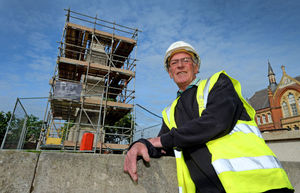 Site manager Ron Graham