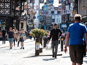 Pedestrianised Shrewsbury Town Centre. Picture: Shrewsbury Business Improvement District