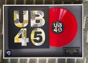 Framed UB45 Vinyl is also on offer in the charity auction
