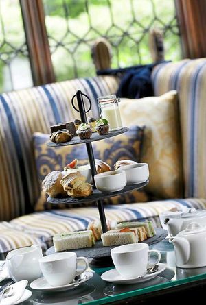 Scrumptious afternoon tea – and why not indeed?