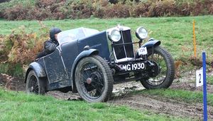 Derek Chatto with his 1929 MG