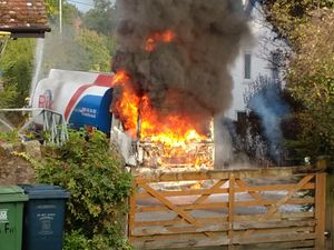 Supporting image for story: Traffic delays as clean-up continues after A49 tanker blaze