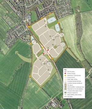 The scheme includes up to 300 homes, public open space, and landscaping. Picture: Boningale Developments