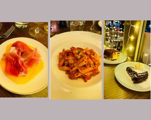 25th anniversary menu at Piccolino in Brindleyplace, Birmingham