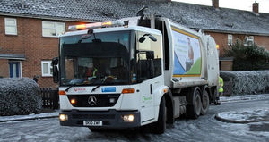Storm Goretti had a big impact on recycling and waste collections in Shropshire. Picture: Shropshire Council
