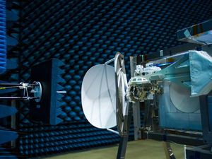 Supporting image for story: UK-built device will allow faster communication between ISS astronauts and Earth