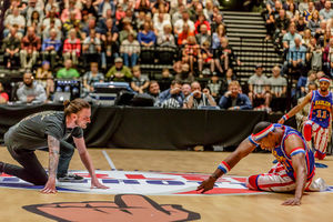 The Harlem Globetrotters in Birmingham. Credit: Chris Bowley