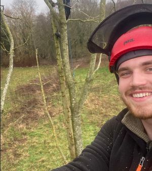 Arboriculture student, Billy Brooker achieved a Triple Distinction*