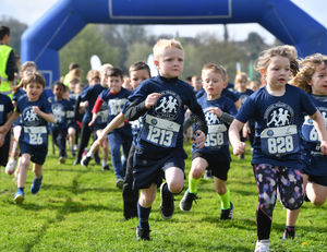 More than 1,300 children took part in the Shropshire Primary Schools Half Marathon.