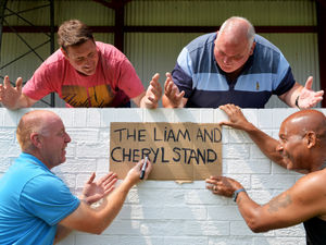 Supporting image for story: Stand up if you love... Liam Payne and Cheryl: Wednesfield FC stand to be renamed