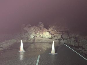 Supporting image for story: Alternative route opens to avoid 59-mile landslip diversion