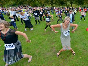 Supporting image for story: Watch: World record smashed as 1,096 dance the Charleston in Shrewsbury Quarry
