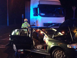 Supporting image for story: Driver suffers serious head injuries in crash with lorry in Telford