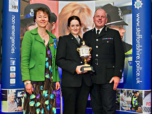 Supporting image for story: Staffordshire Police officer who tackled knifeman honoured