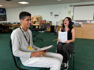 Dozens of talented teenagers have been working with leading West End stars during the intensive week in Bridgnorth.