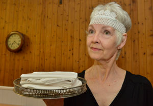 Pat Lowe as the maid