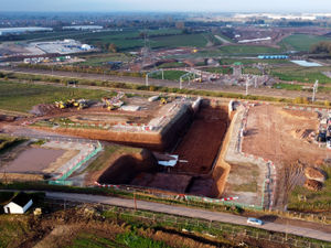 Supporting image for story: Changing face of countryside seen from above as major HS2 works progress