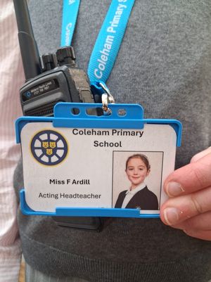 Fern Ardill's headteacher ID
