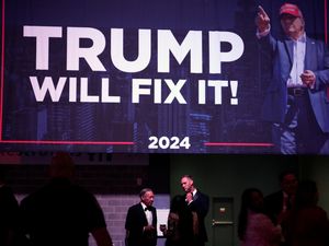 Supporting image for story: Trump edges closer to the White House after winning North Carolina and Georgia