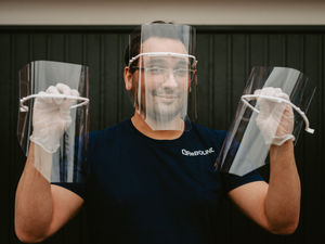 Supporting image for story: Telford man turns 3D printing hobby into protective mask production line