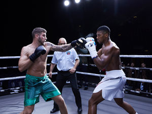 Supporting image for story: Watch: Telford boxer Joe, 27, is a knockout with Anthony Joshua 