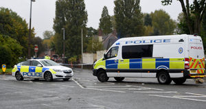 Police marshalled traffic in the area as people were urged to stay away from Park Lane West. Picture: Tim Thursfield