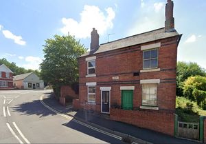 The existing properties at 1-3 Slaney Street in Oakengates