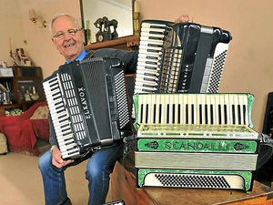 Supporting image for story: Accordion became key to Barry's life