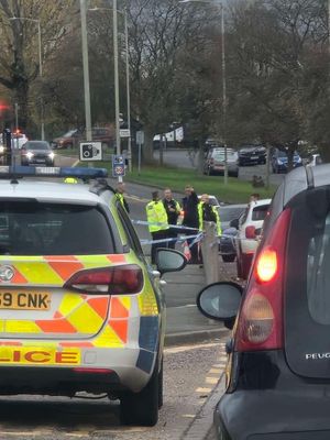 A boy has been taken to hospital after being hit by a car