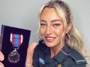 Supporting image for story: Frontline workers given commemorative medal to mark the Queen's Platinum Jubilee