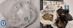 Different types of drugs were discovered by officers. Photo: West Midlands Police