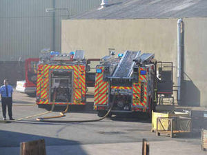 Supporting image for story: Bingo players evacuated as fire strikes factory