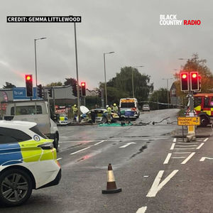 The junction of Pedmore Road and Hurst Lane was closed for over an hour on Friday evening after an accident involving a police car