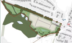 Codsall Llustrative Concept Plan. Credit: Richborough. With permission for all LDRS partners