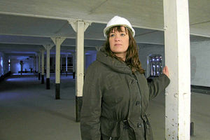 Mrs Cox takes a look around the building