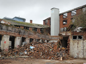 Supporting image for story: Ruins left behind in aftermath of blaze at derelict Walsall building