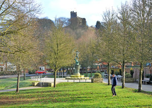 DUDLEY COPYRIGHT EXPRESS&STAR TIM THURSFIELD 23/02/18.Pic of Coronation Gardens, Priory Road, opposite Dudley Council House. Pic for comparison weather feature as suggested by Steve Derry...........
