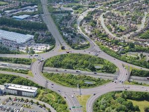 Supporting image for story: 'The biggest car park in Europe': Councillors give M6 Junction 10 revamp the thumbs up