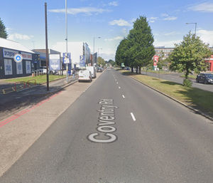 Coventry Road, near to where the incident took place