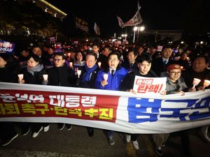 Supporting image for story: South Korea’s parliament impeaches four officials as presidential vote looms