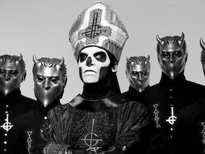 Supporting image for story: Ghost frontman is a creature of the night