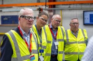 Mayor Richard Parker at Babcock International in Walsall
